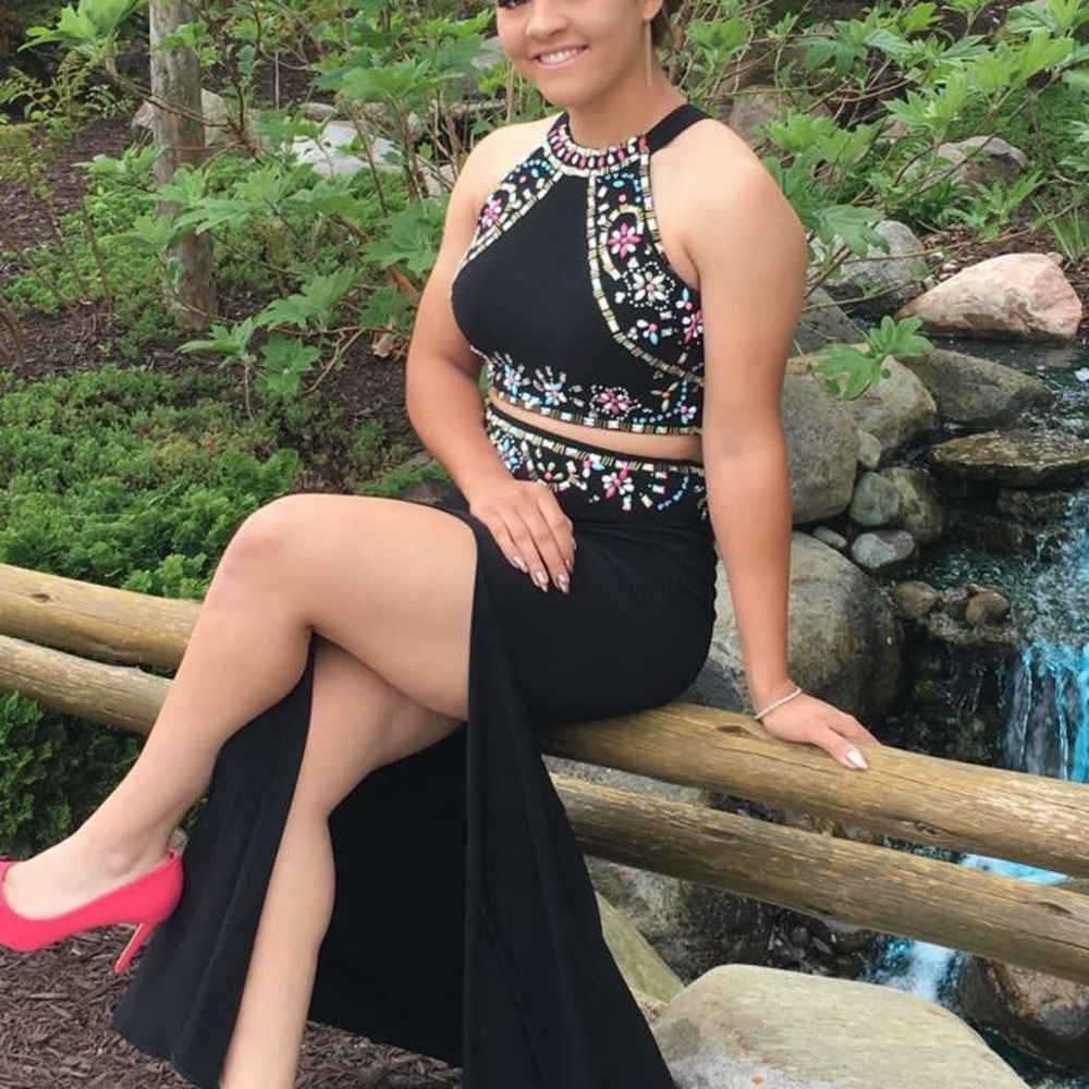 Beautiful Two-Piece Prom Dress